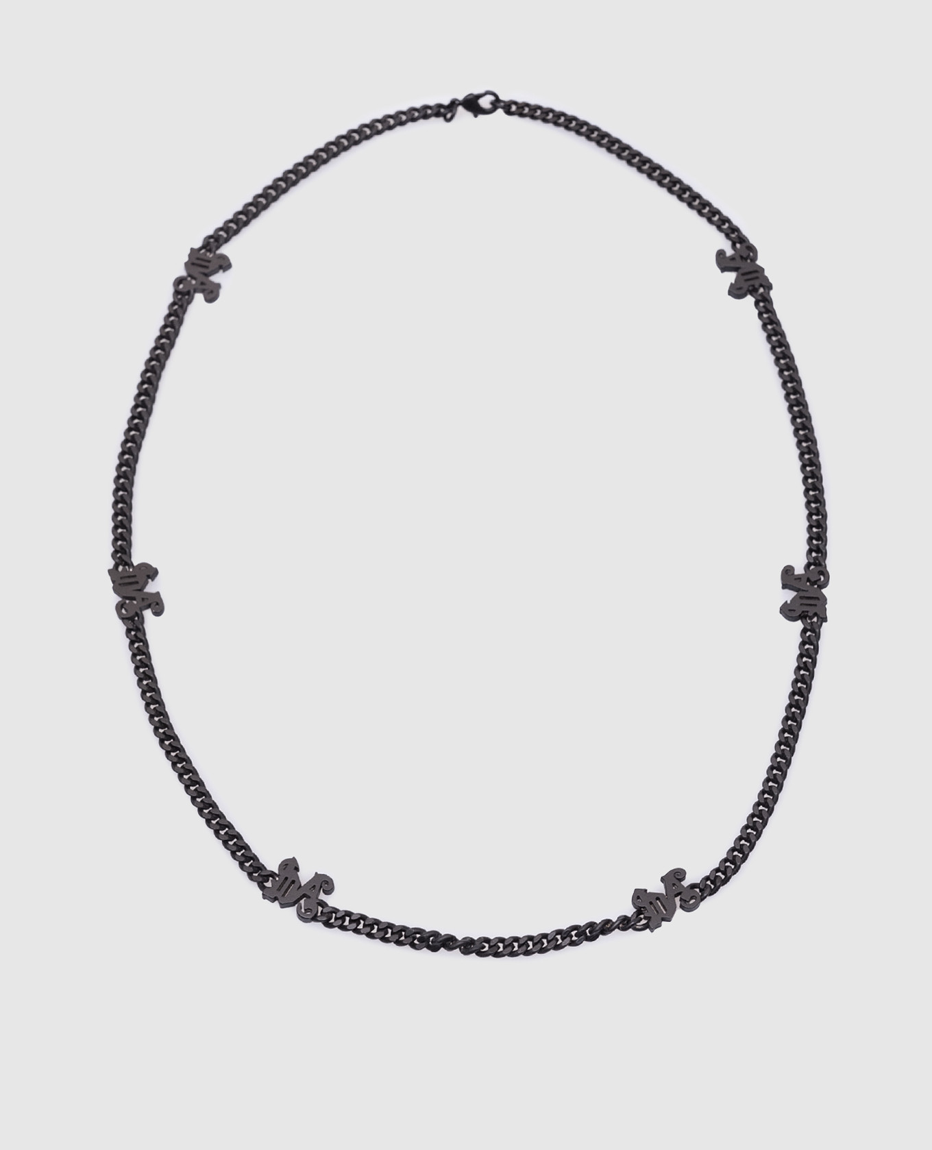 

Black Monogram chain Palm Angels