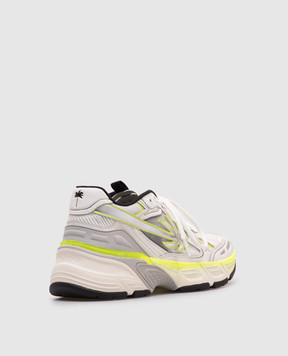 Palm Angels White combination sneakers 4 Fluo PWIA066S25FAB002