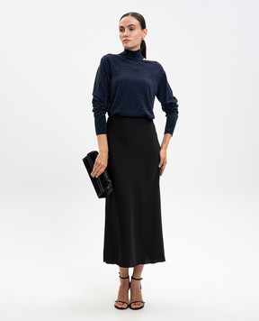 Peserico Blue wool golf with lurex E99019F1409771