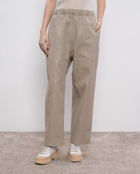 Sofie D`Hoore Beige pants PLOCK PLOCKCOTU