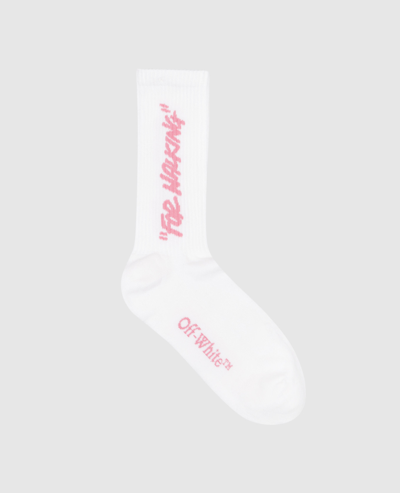White socks with logo off-white