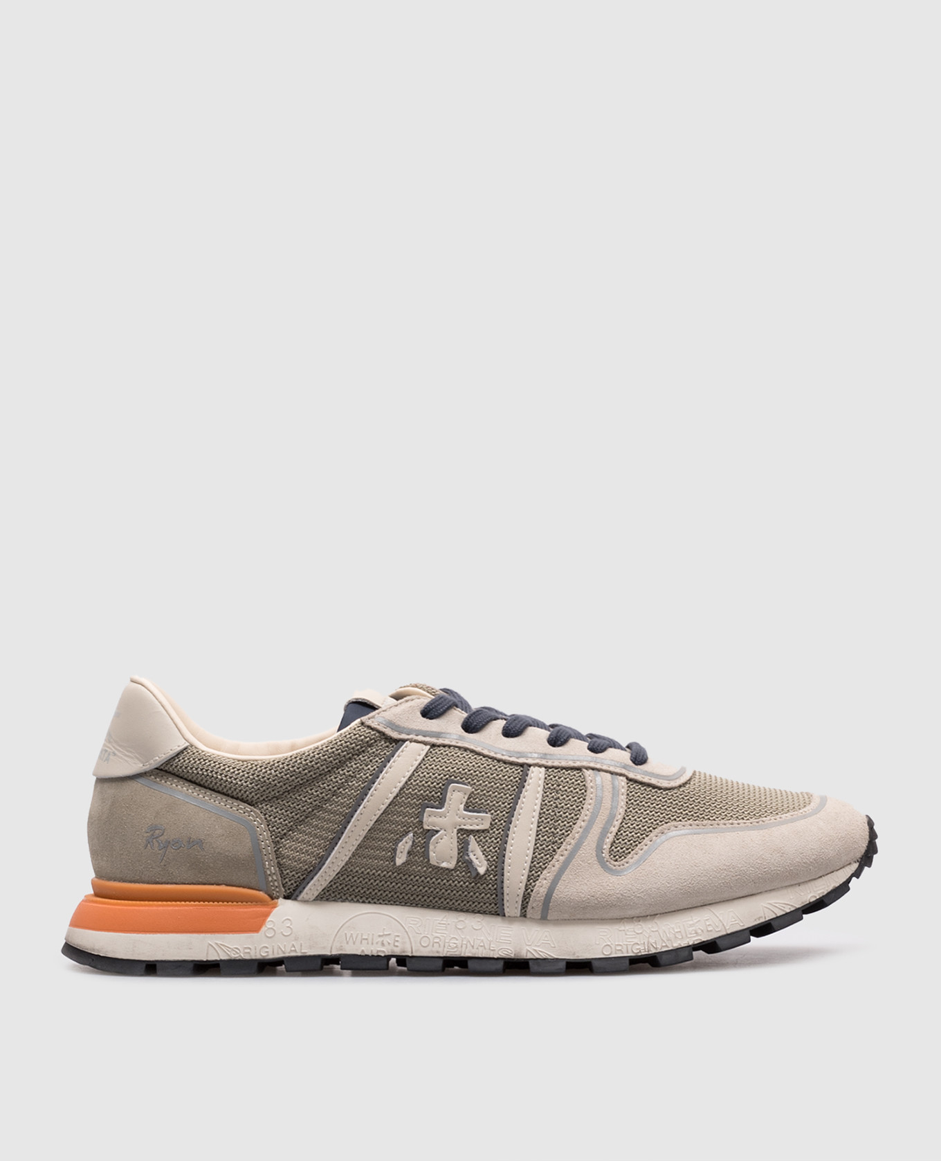 RYAN combination sneakers in khaki Premiata