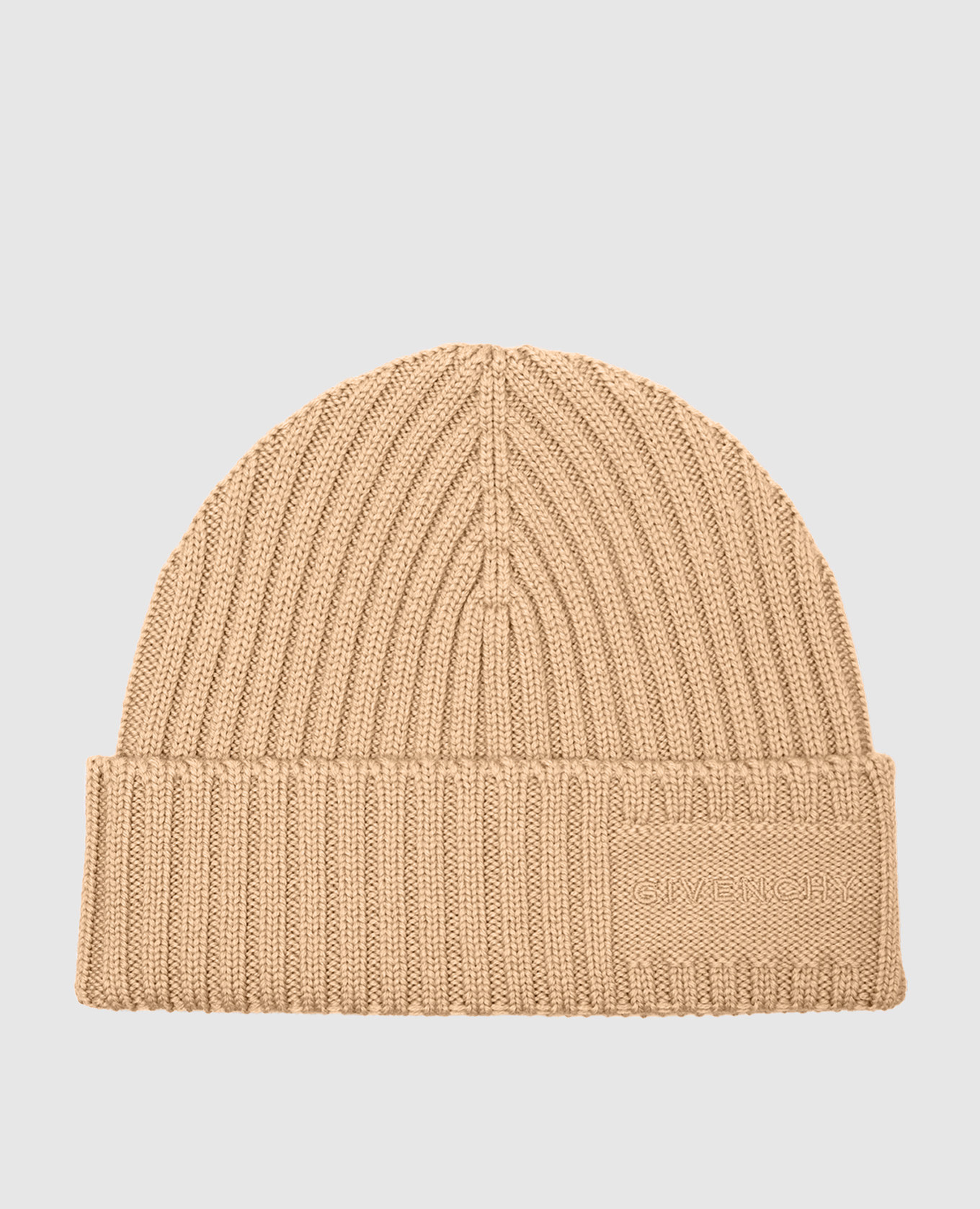 

Beige wool hat with logo Givenchy