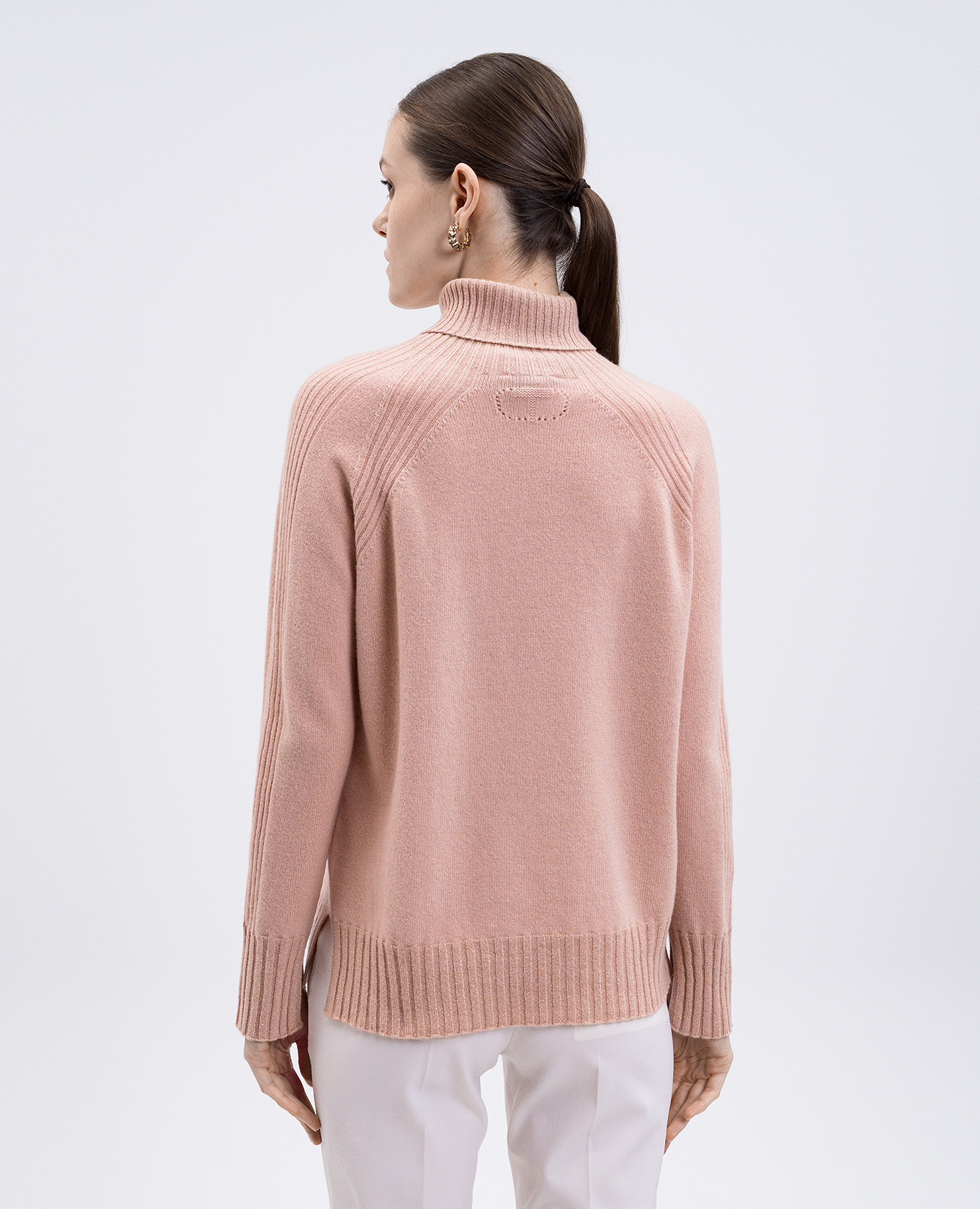 Pink wool and cashmere sweater with lurex Twinset 4