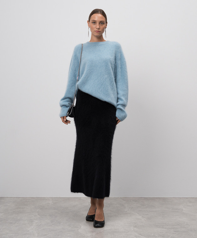【関税込み】LISA YANG ブラック Asta ミディアムスカート LISA YANG - Asta black cashmere skirt 2023317 - shop with