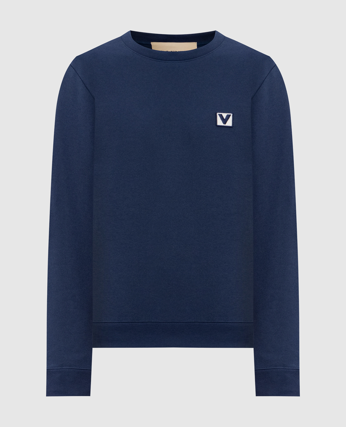 Blue sweatshirt with logo Valentino