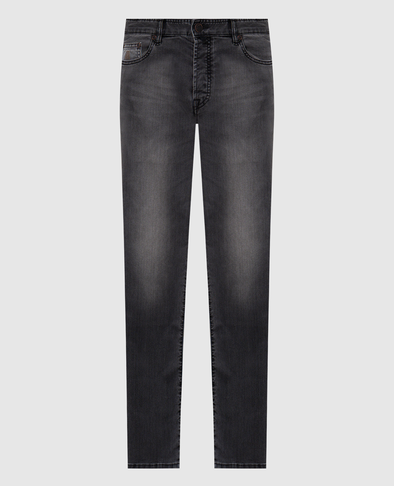 

Gray PAVEL jeans with a distressed effect MooRER, Grey
