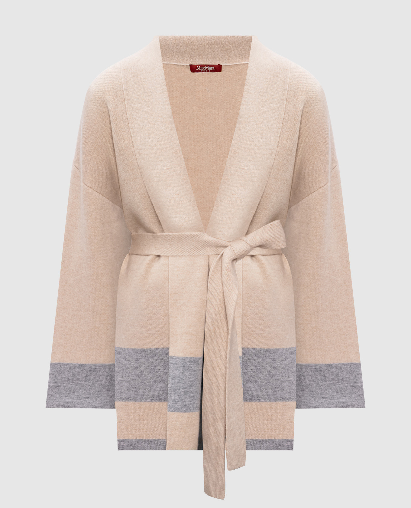 

Beige GENTILE wool and cashmere cardigan Max Mara