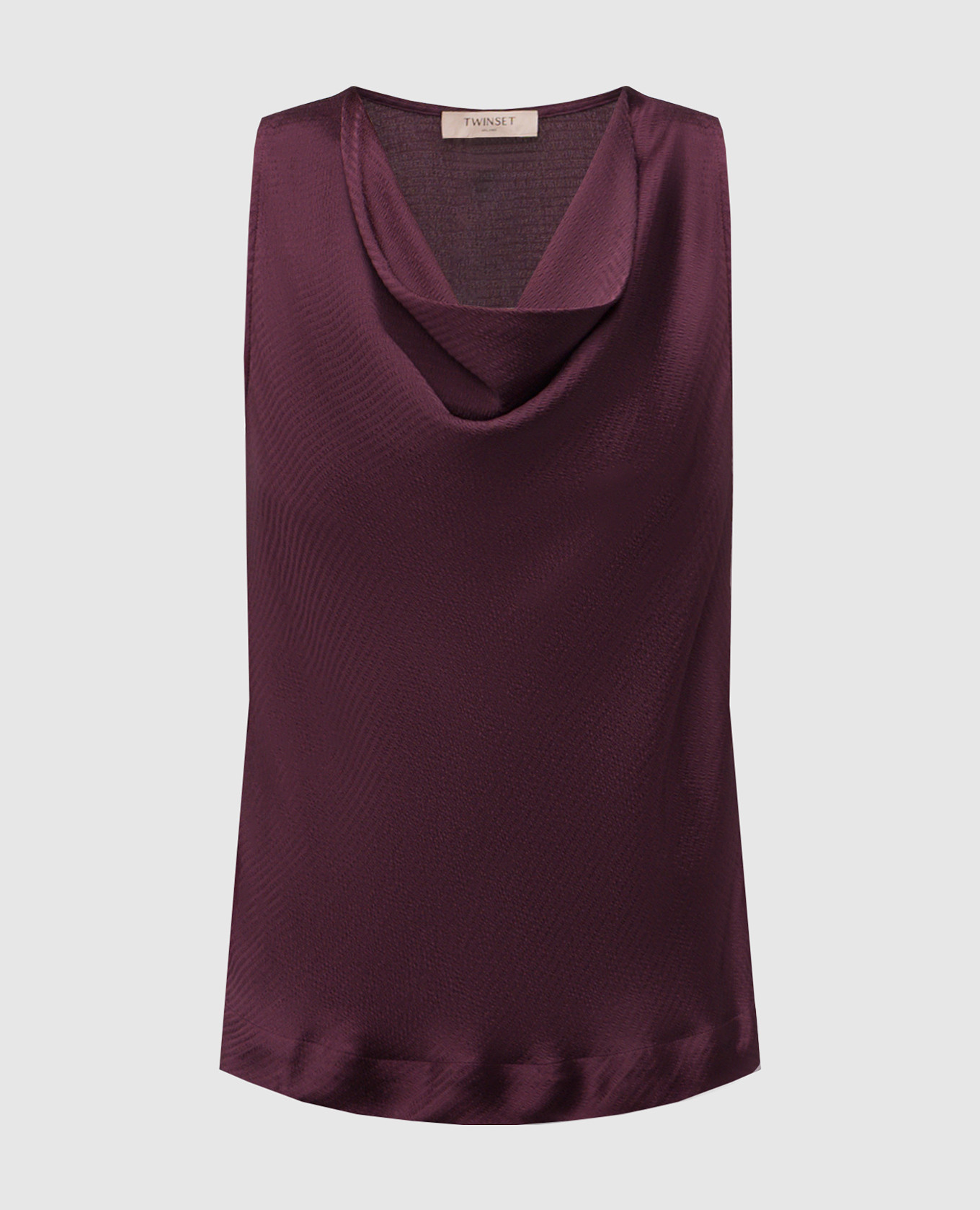 

Burgundy top with logo Twinset