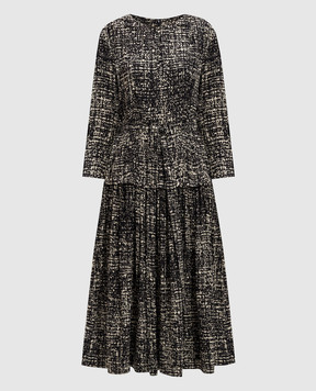 PROENZA SCHOULER Harlow black patterned dress R2513012BYP137