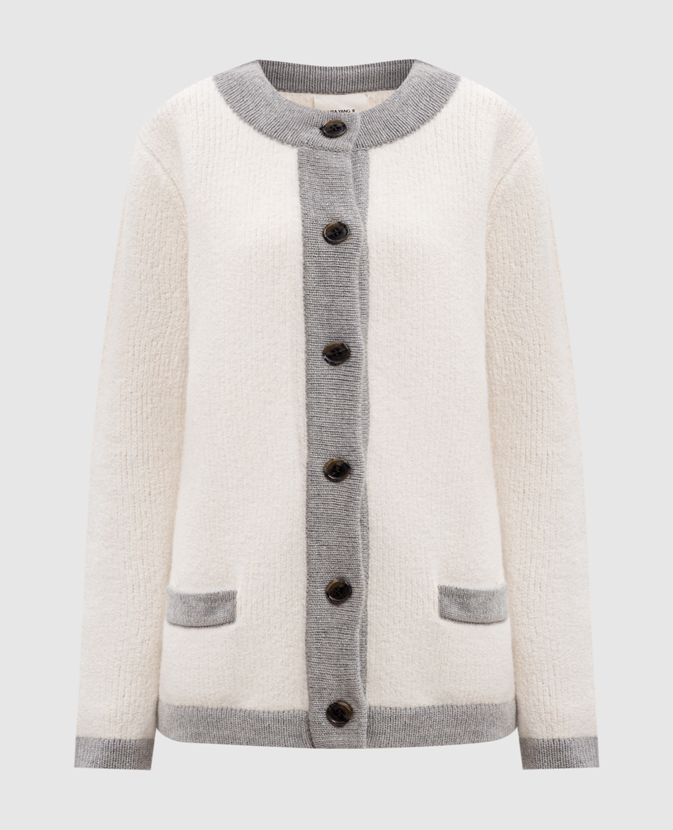 

Aera white cashmere cardigan LISA YANG