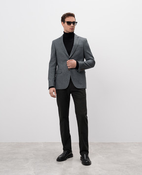 Florentino Gray blazer with wool 224933420301