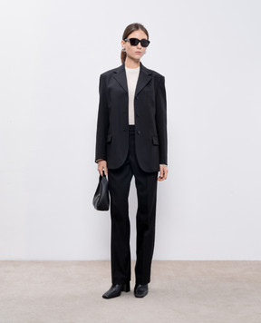 PROENZA SCHOULER Black Teddy pants made of wool R2446001AW149
