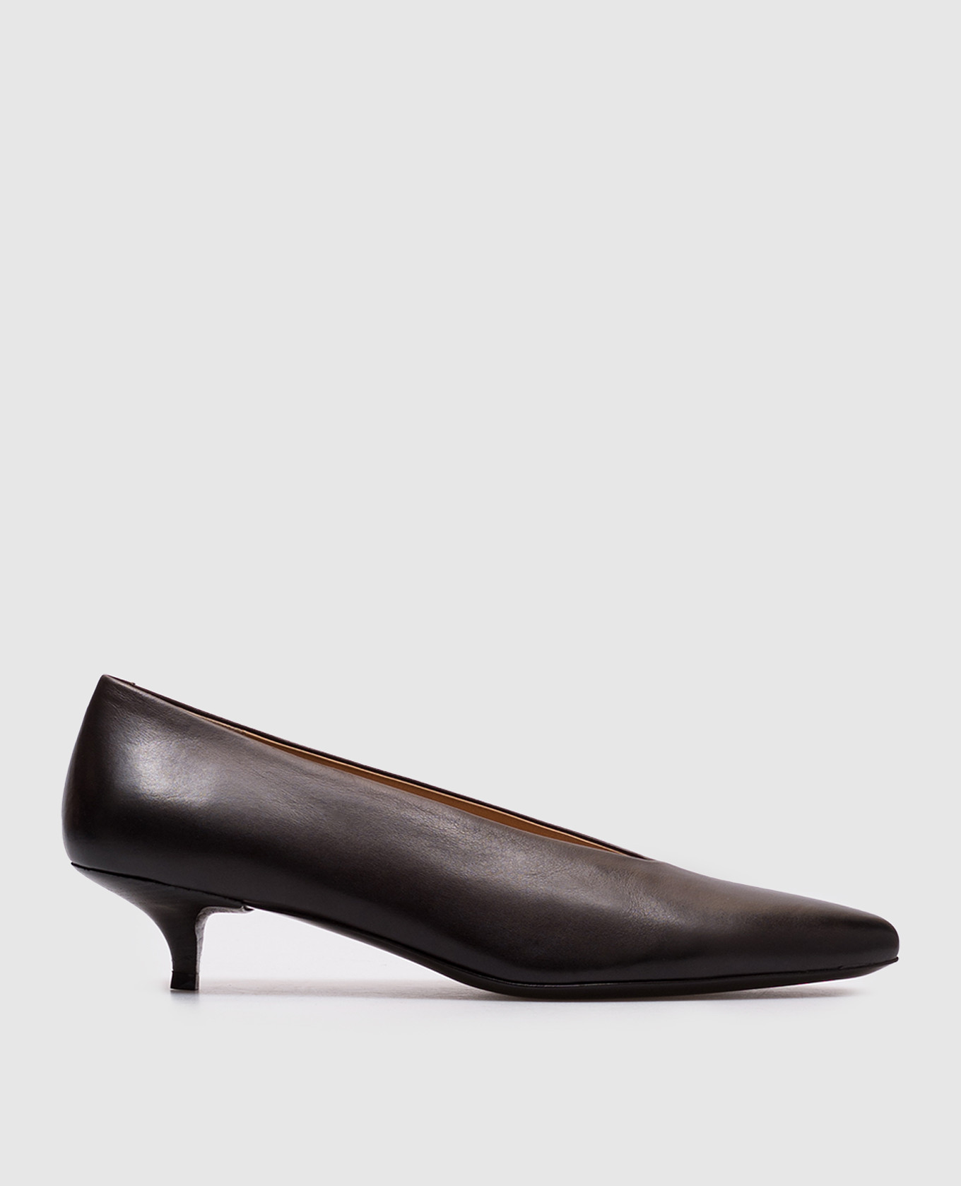 Brown leather shoes Longiforma Marsell