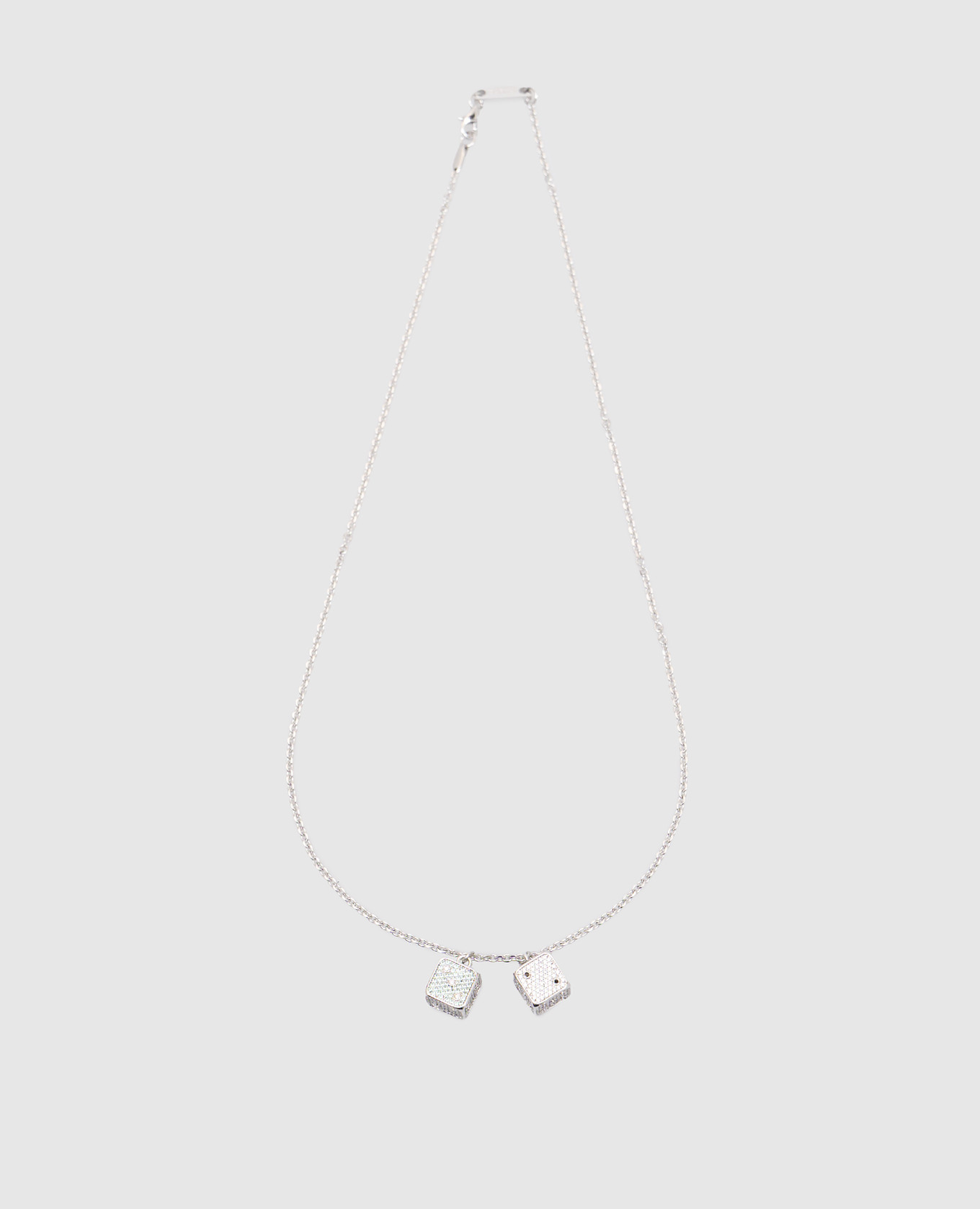 

Dice silver chain with crystals Darkai