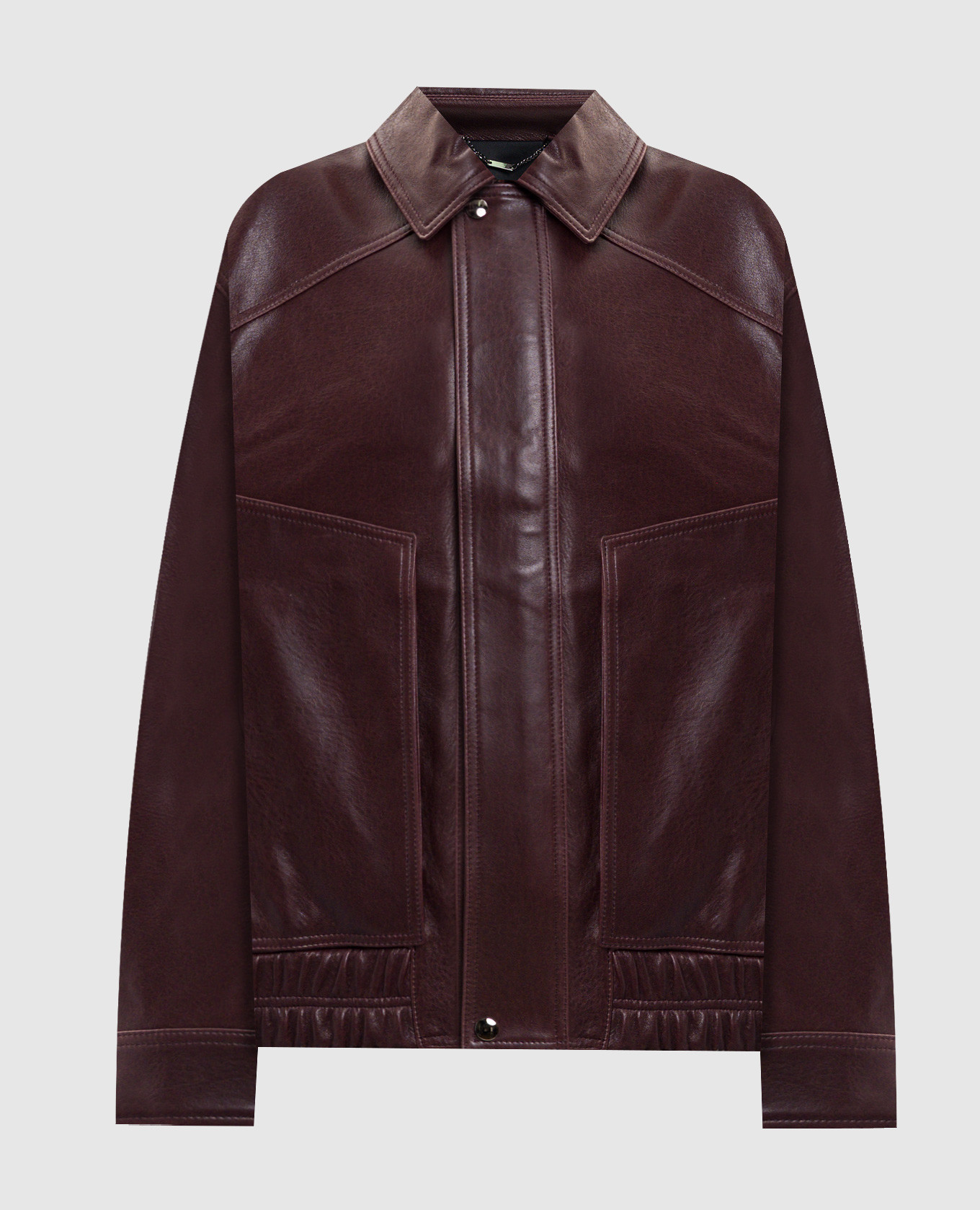 

Burgundy leather jacket Babe Pay Pls