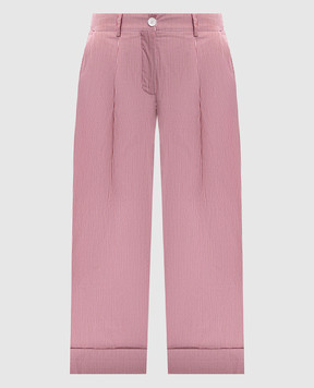 PAROSH Red striped pants D230120SPLIT