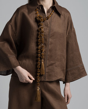 Max Mara Weekend Brown necklace PESCO PESCO