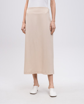 Lou Lou Studio Beige SAMOS wool skirt SAMOS