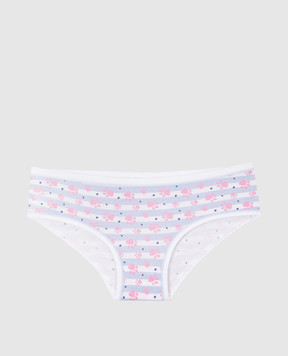 RiminiVeste Jadea baby blue striped animal print panties 123