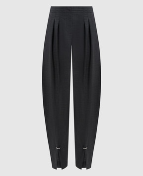 Thierry Mugler Pantalón gris de lana. 24F1PA0448191