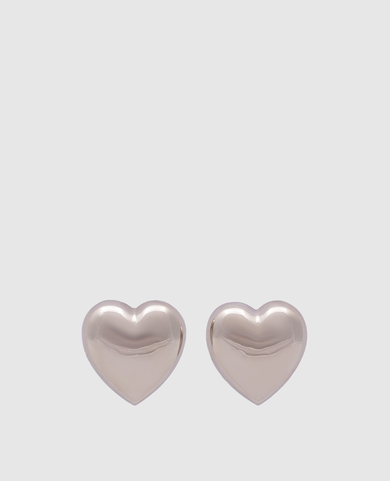 

FULL HEART silver earrings in the form of hearts Femarjo