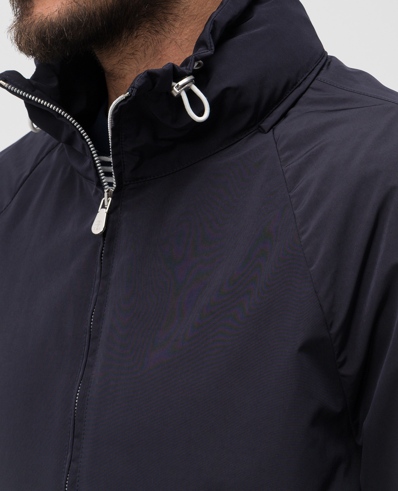 

Blue windbreaker Brunello Cucinelli