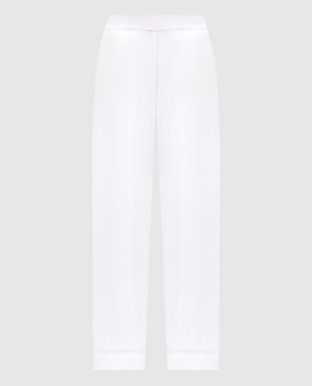 Asceno White linen pants B001FAB06COL02