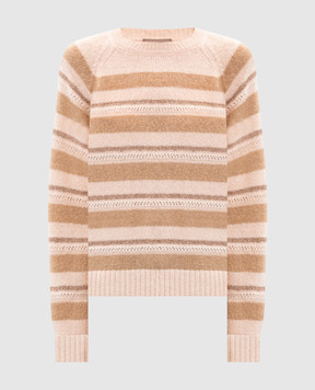 Twinset Striped alpaca sweater 252TT3071