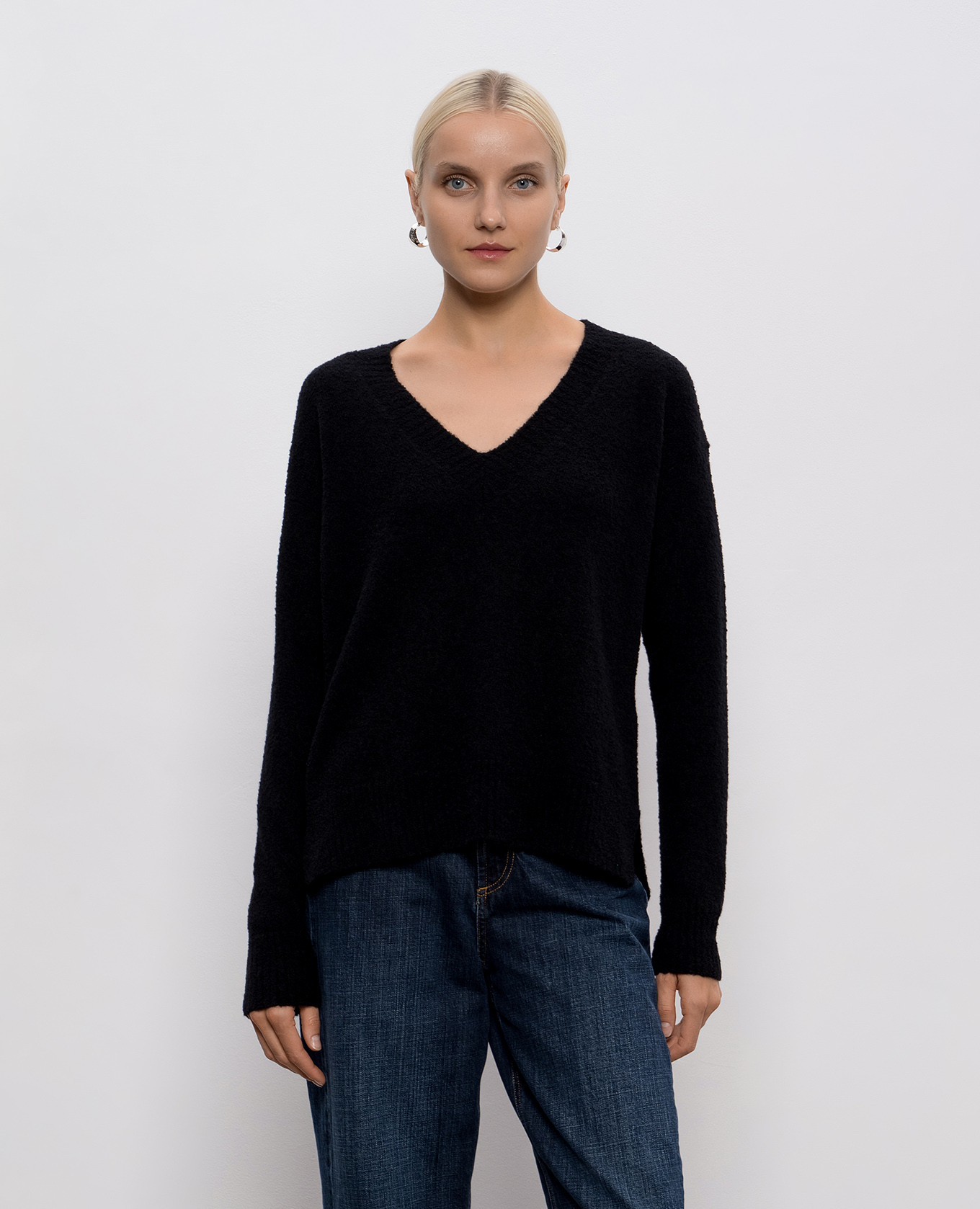 Black pullover with wool Dondup 3