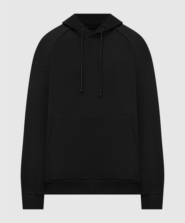 Juun.j - Charles Wilkin Black Print Hoodie JC4841P065 - shop