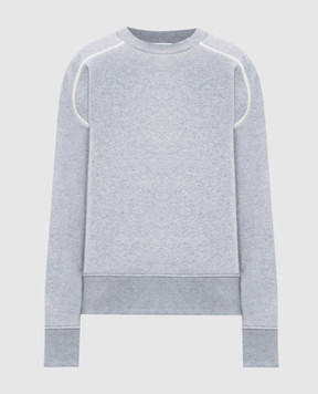 Moncler Gray sweatshirt J20938G0003489AEZ
