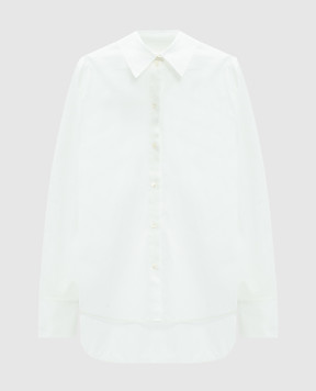 Toteme White asymmetric blouse 243WRT2522FB0238
