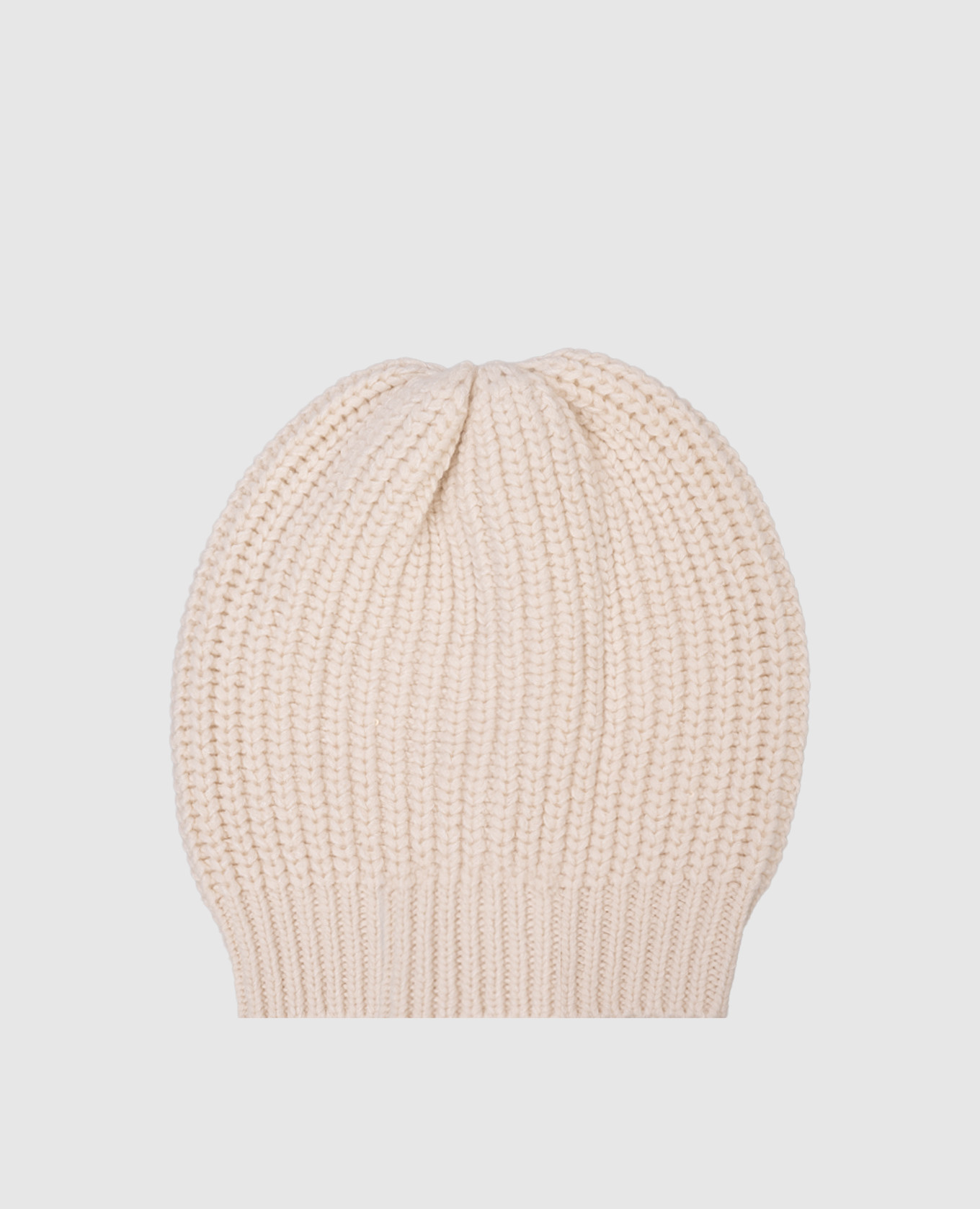 Beige cashmere and silk hat Brunello Cucinelli