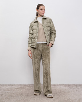 Peserico Green down jacket A2409102200