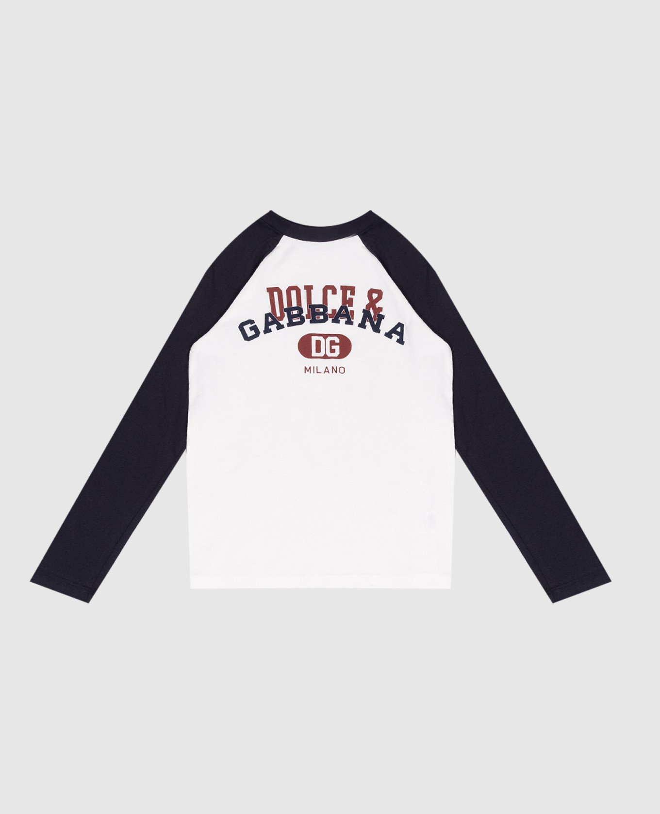 

Children's white longsleeve with logo print Dolce&Gabbana