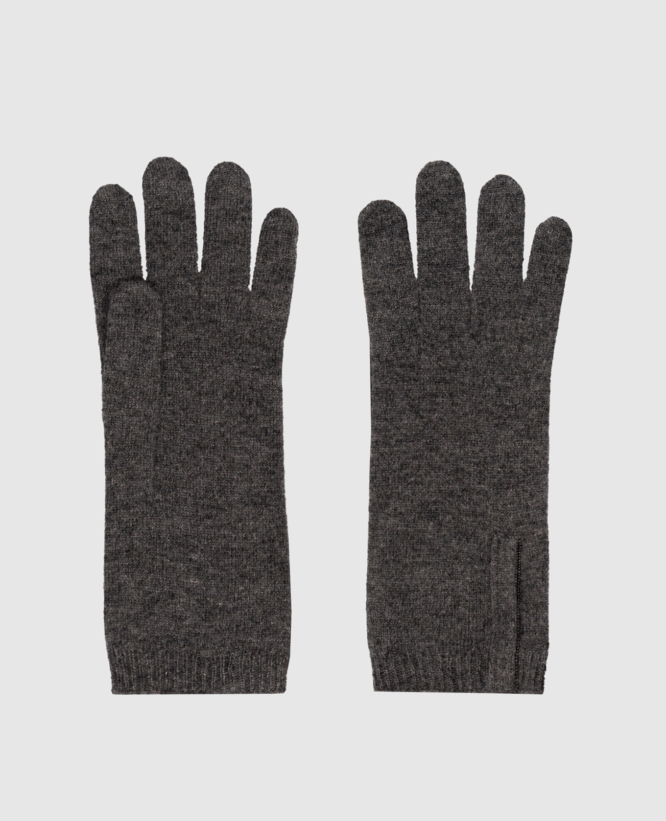

Gray cashmere gloves Brunello Cucinelli, Grey