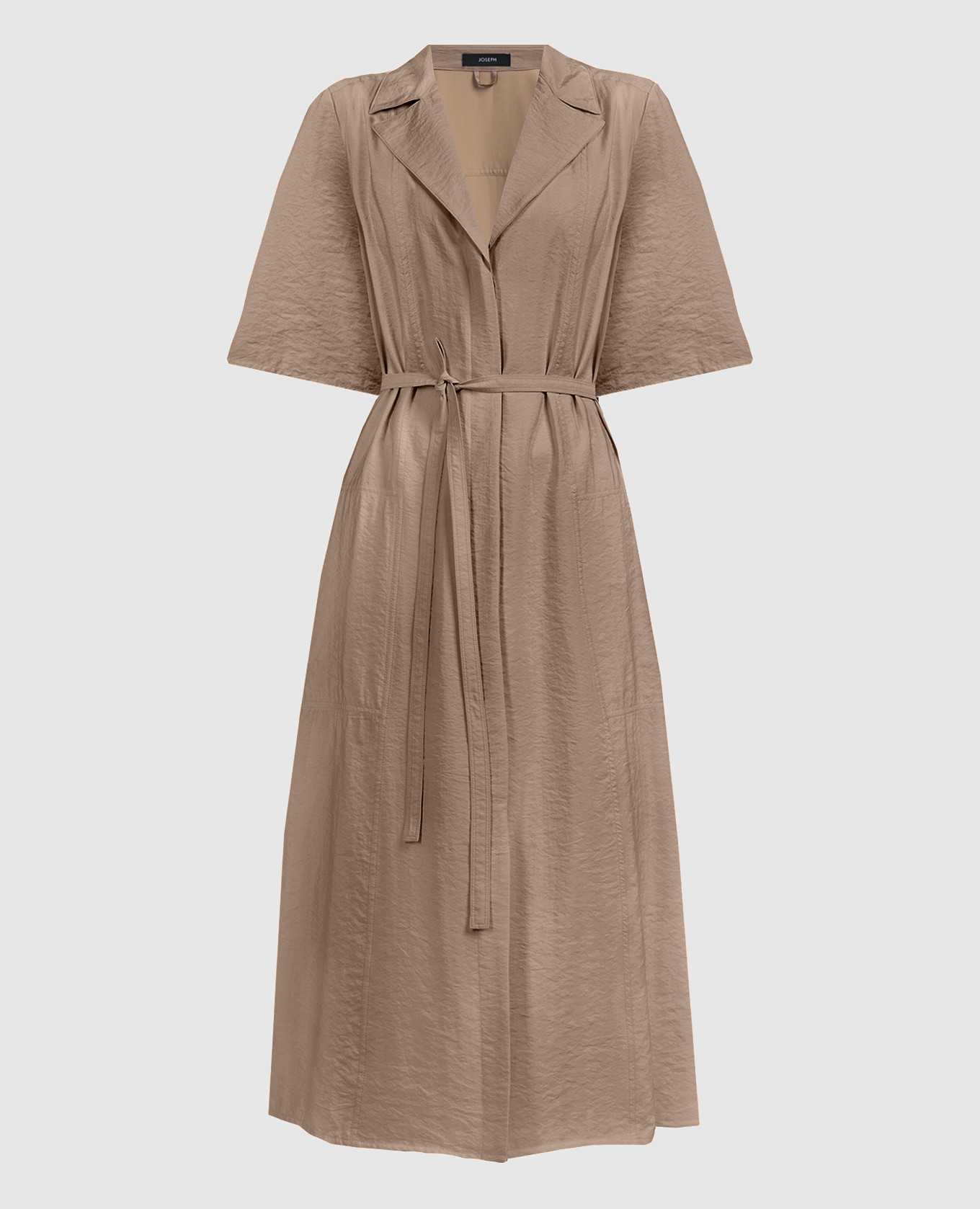 

Dareau Brown Silk Shirt Dress JOSEPH