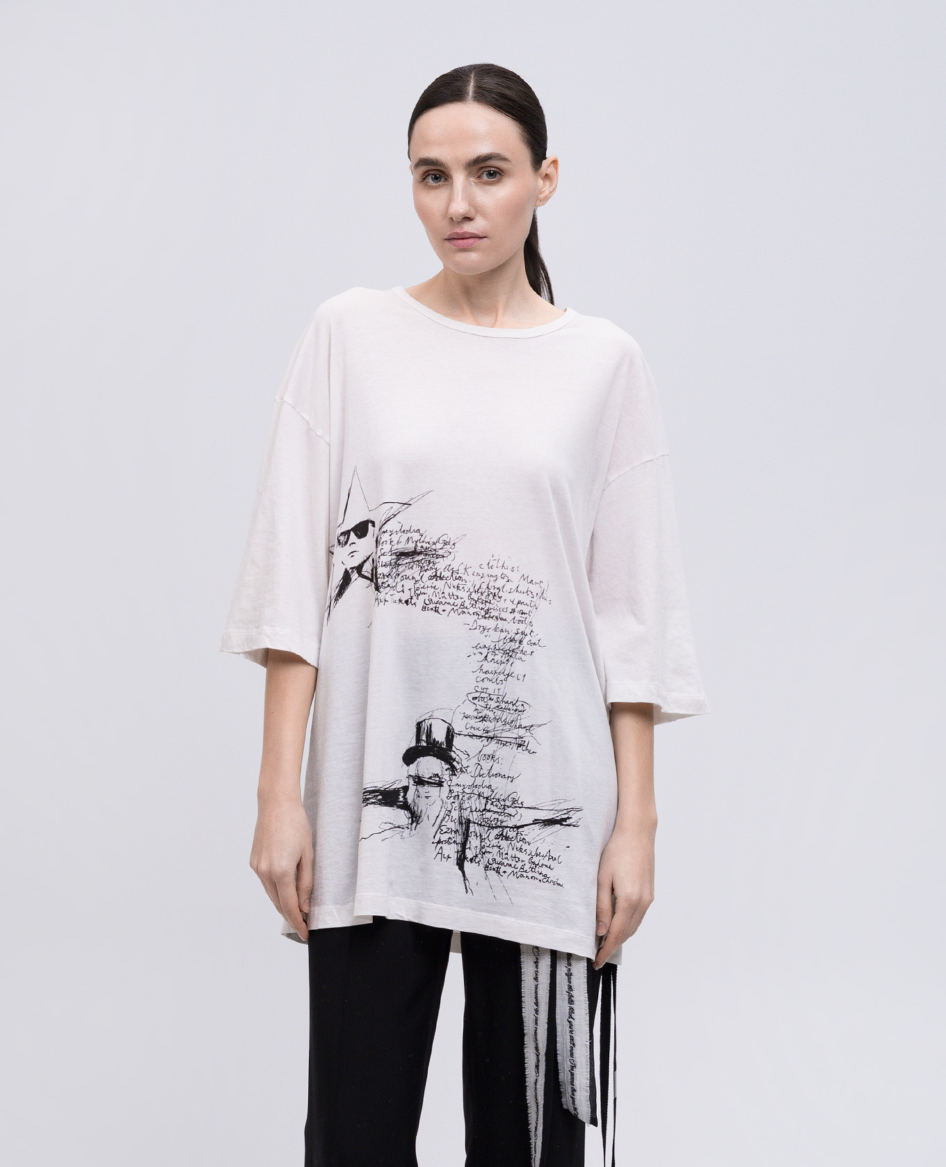 

White T-shirt Aga Ann Demeulemeester
