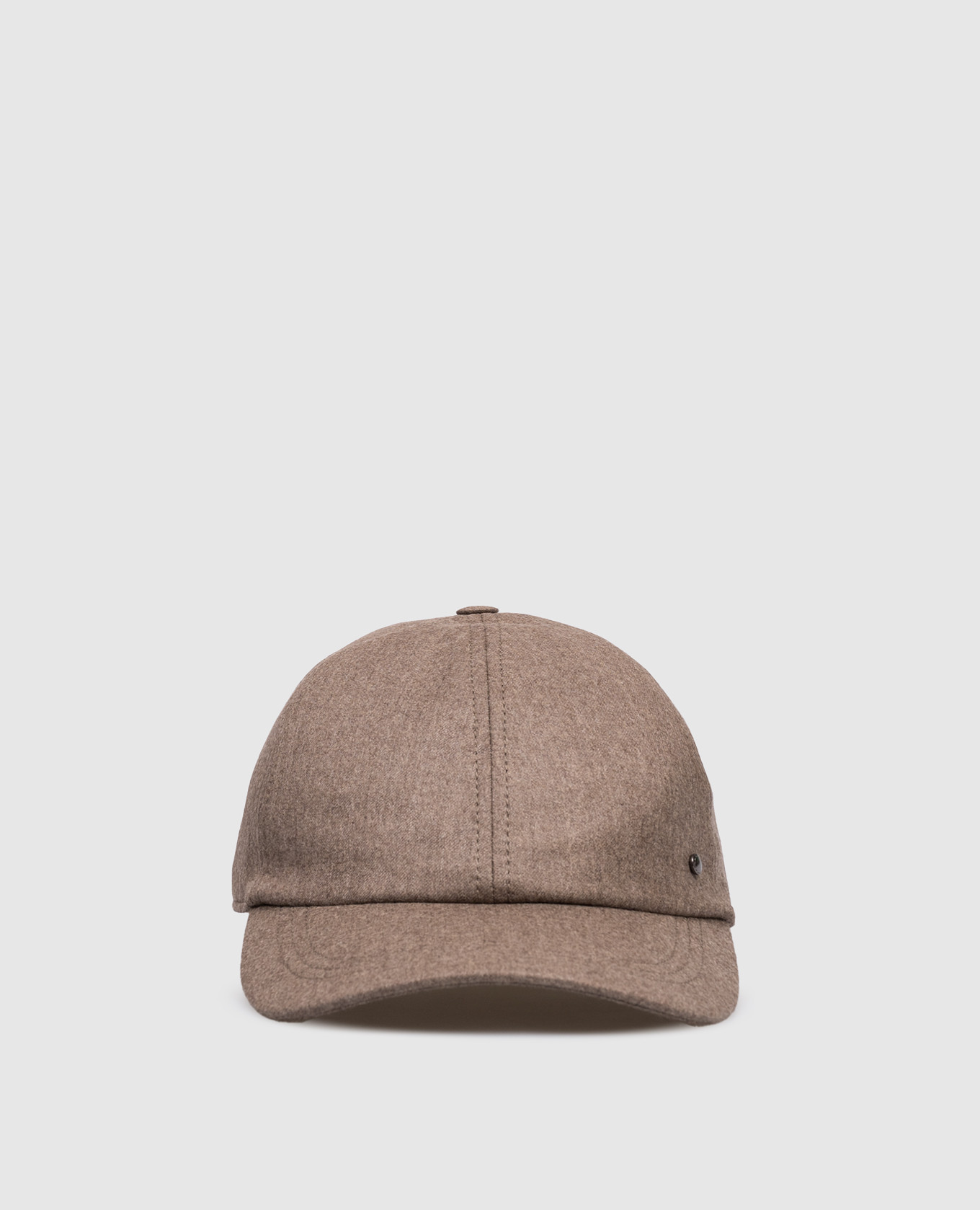 

Brown wool cap Canali