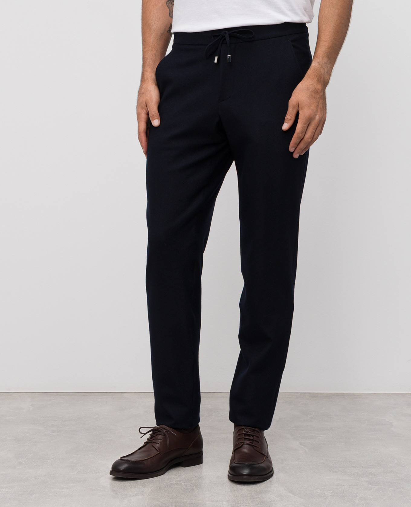 

Blue wool pants Enrico Mandelli
