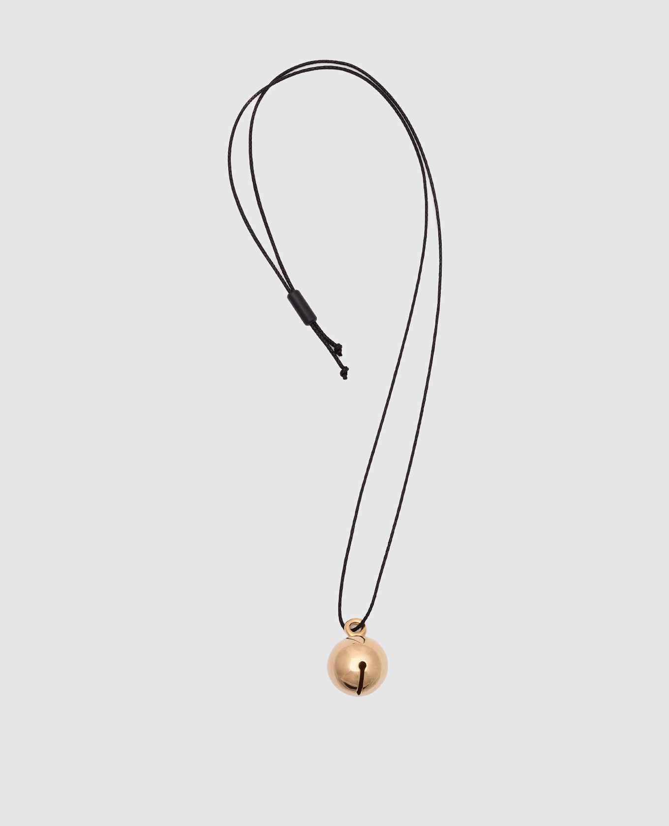 

Silver Gold Bell Pendant Necklace ANNIKA INEZ, Golden