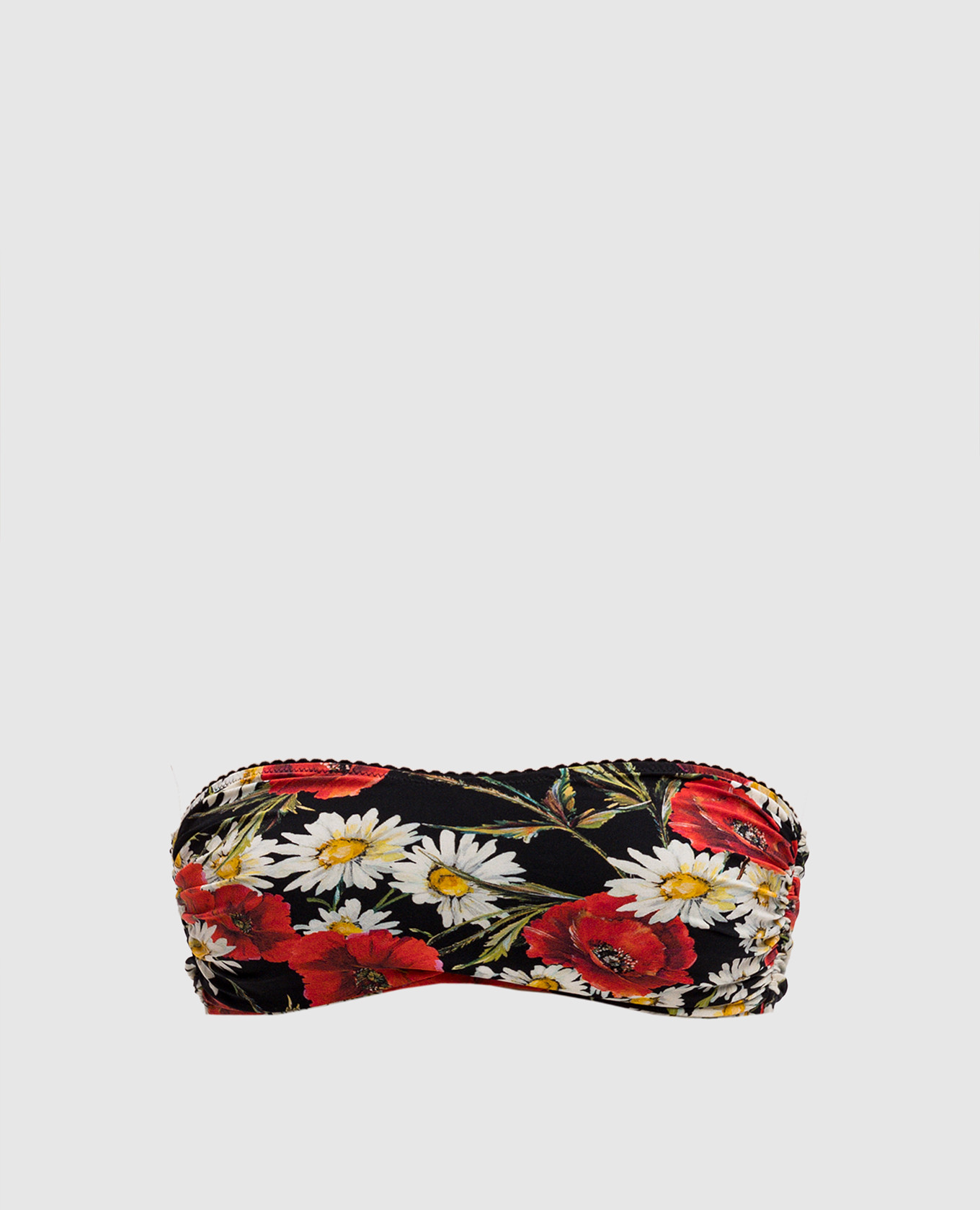 

Black bodice from a swimsuit in a floral print Dolce&Gabbana