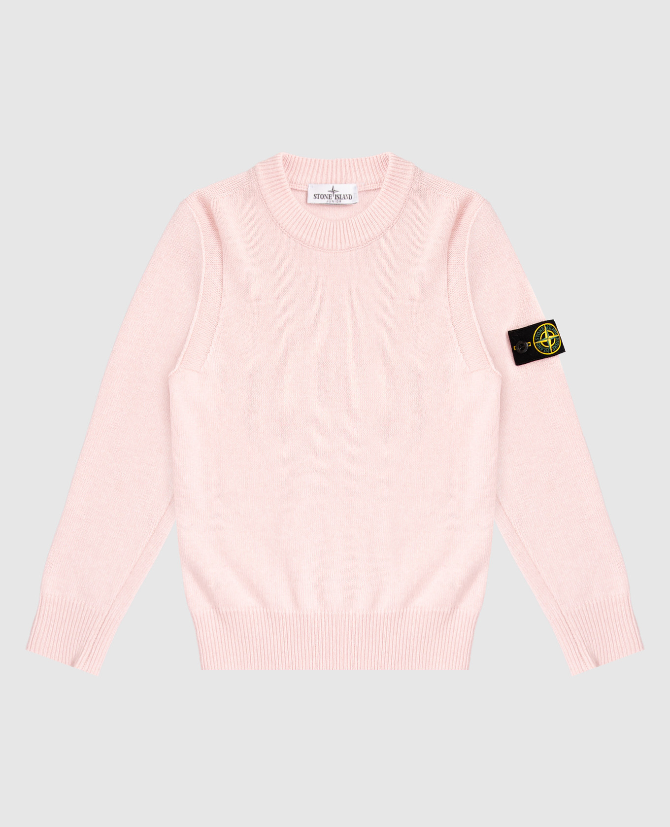 Children&#39;s pink sweater with wool and cashmere Stone Island