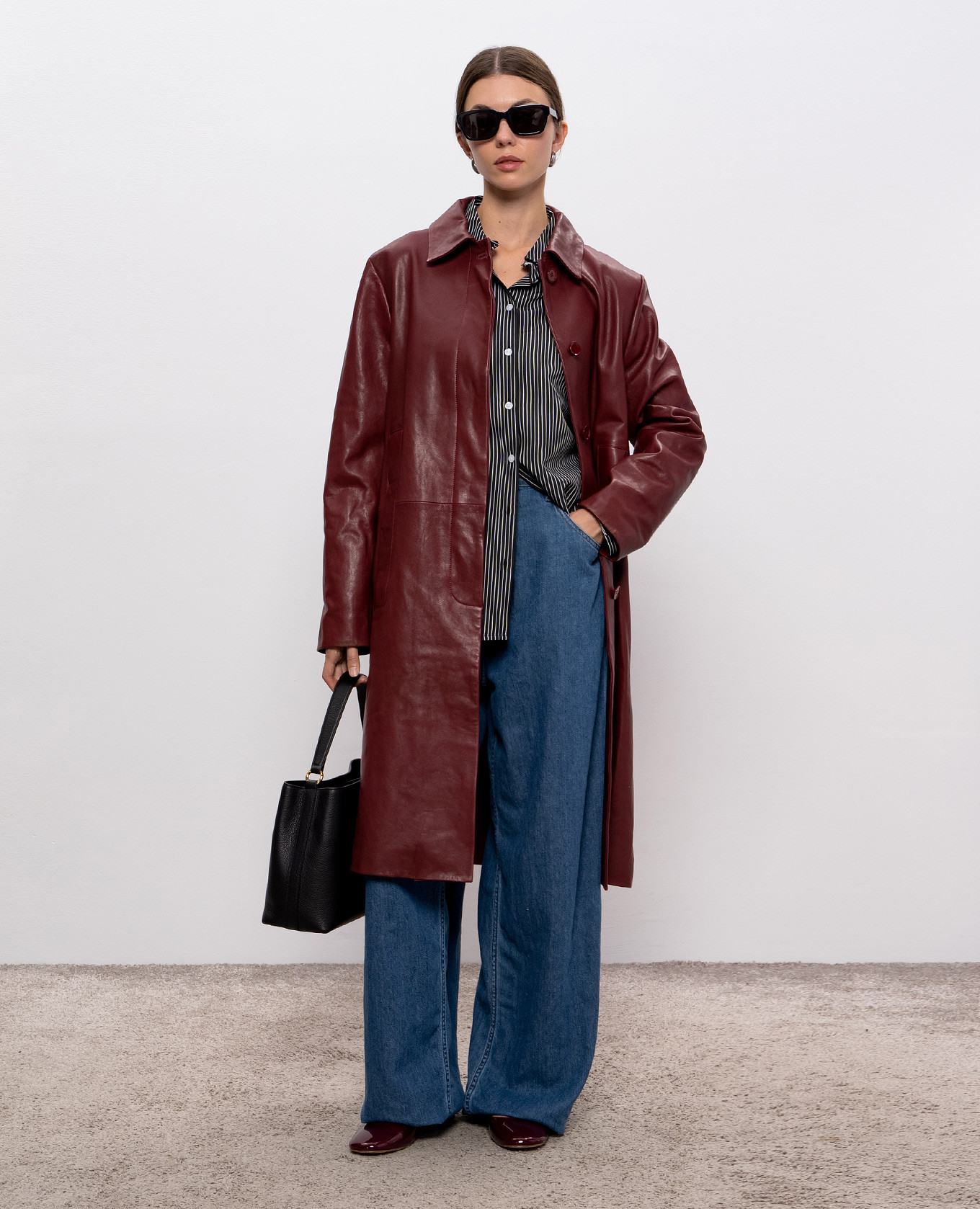 

Lynsey black striped shirt PROENZA SCHOULER