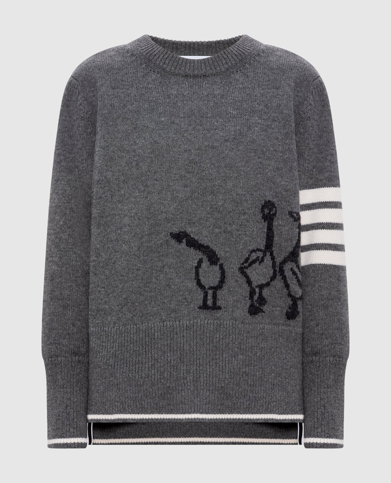Gray wool sweater Thom Browne