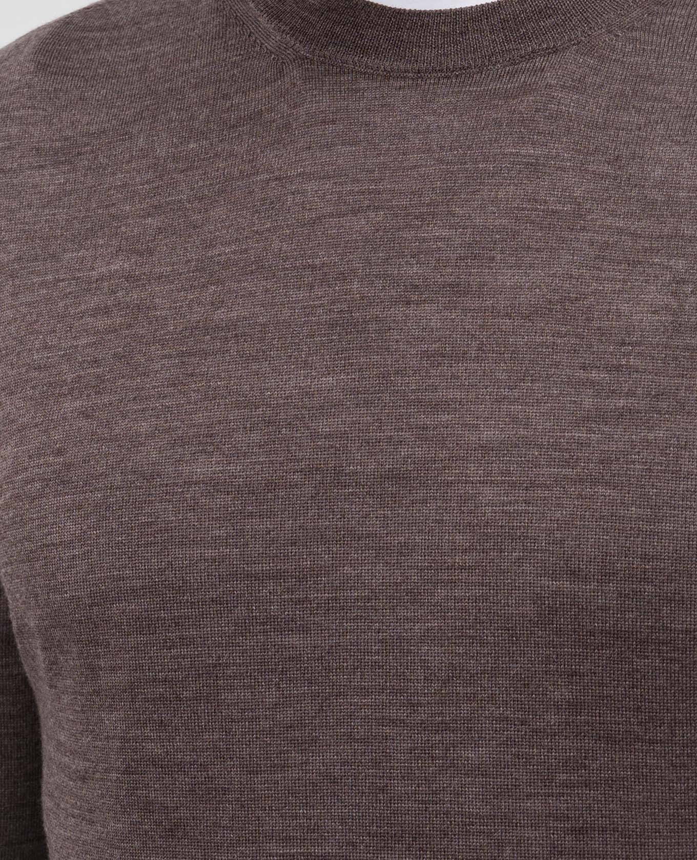 Brown wool jumper Canali 5