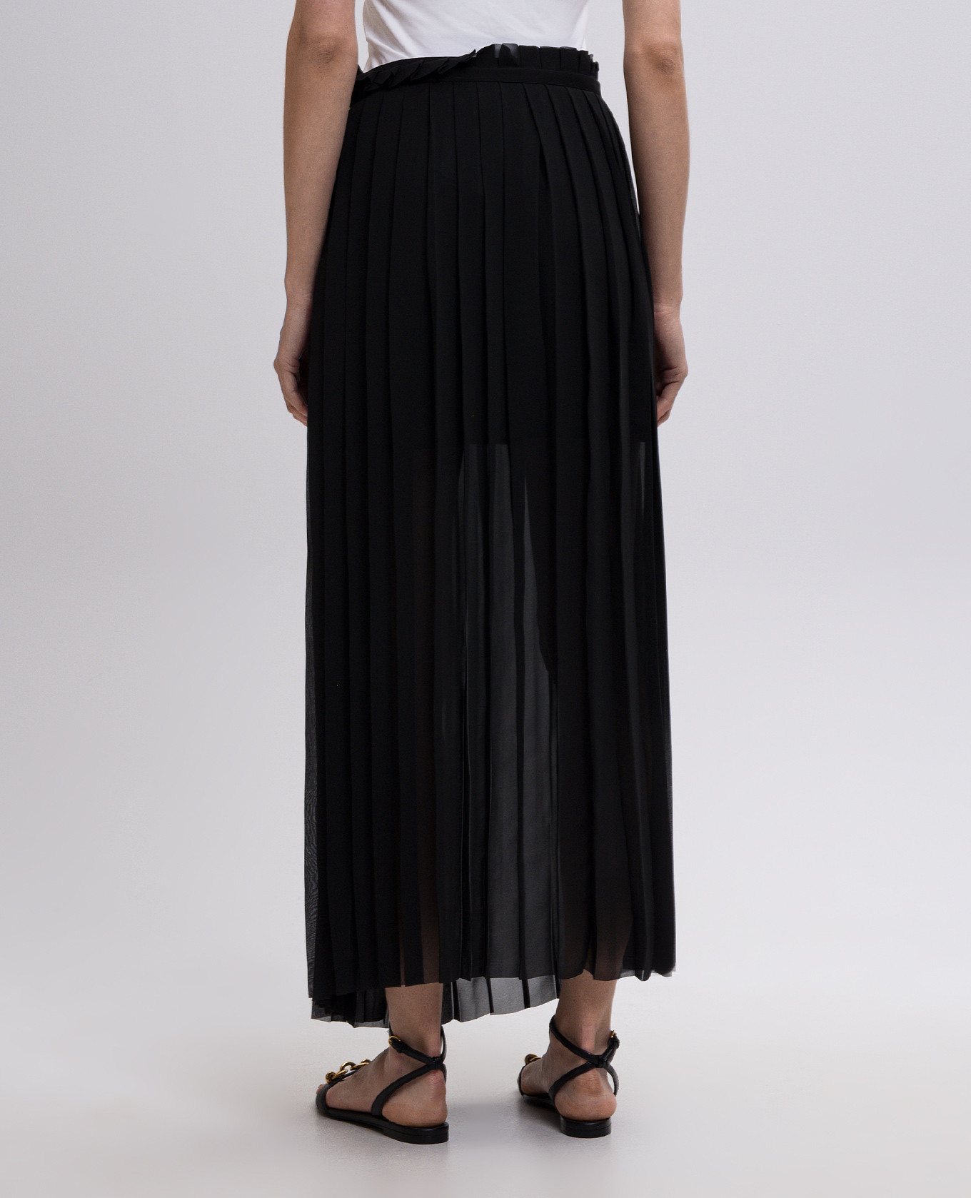 Black pleated skirt with a smell Ami Paris 4