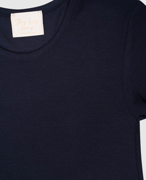 Story Loris Children's blue striped t-shirt 361246