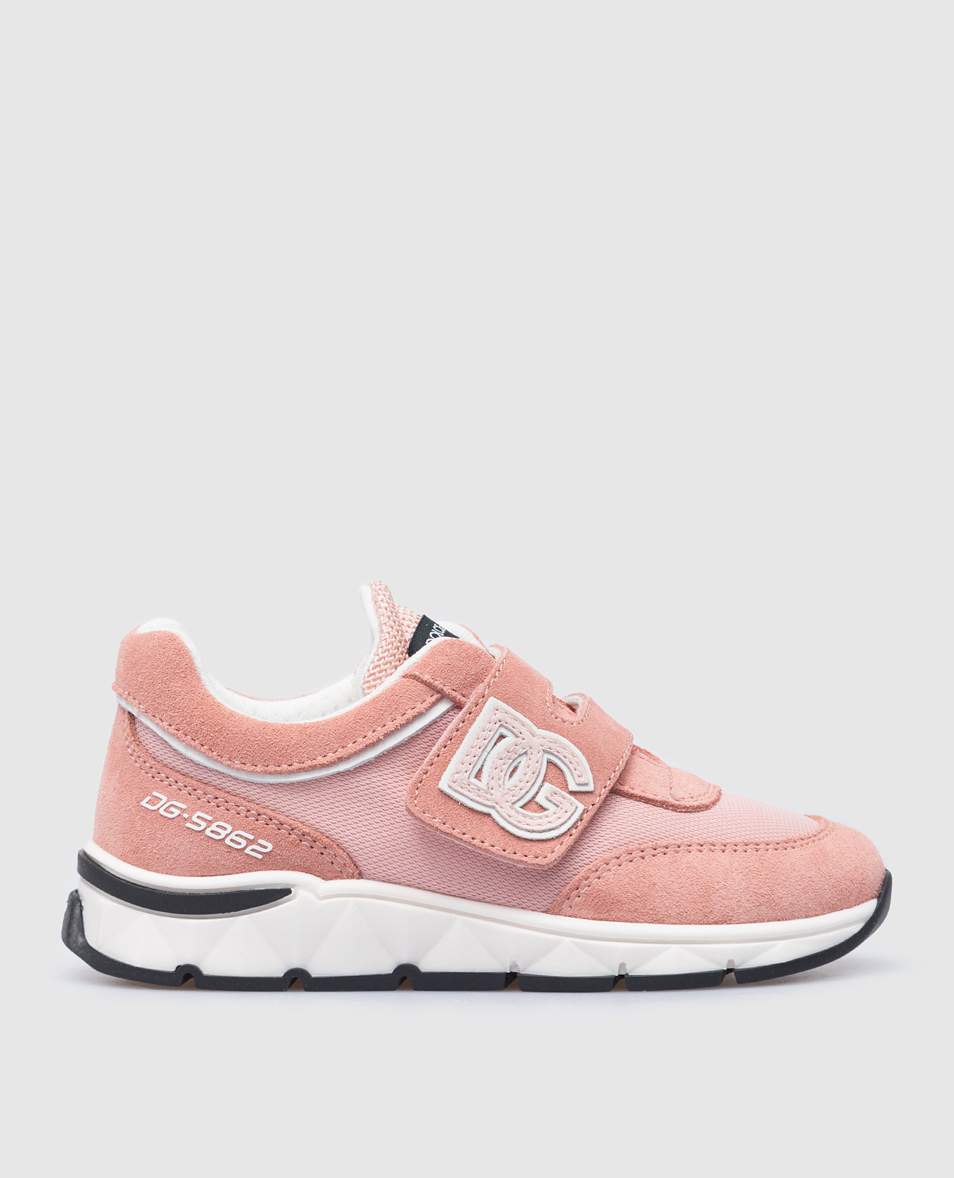 

Children's pink combined sneakers with a logo Dolce&Gabbana
